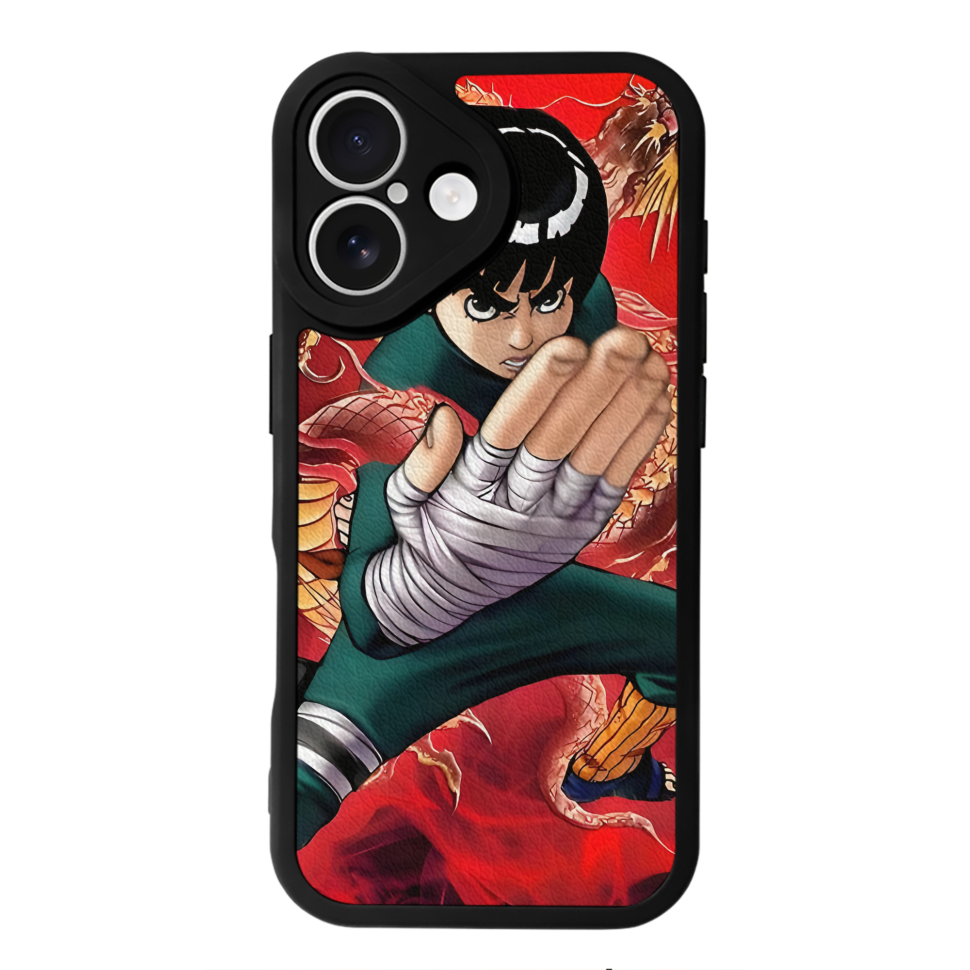 （画像用） NARUTO -ナルト- NARUTO -ナルト- 疾風伝 【iPhone 16シリーズ対応】シリコンスマホケース（レザー調） 材質：シリコン